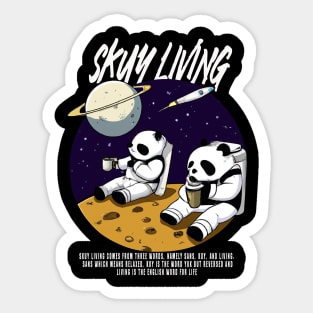 Panda Relax Sticker